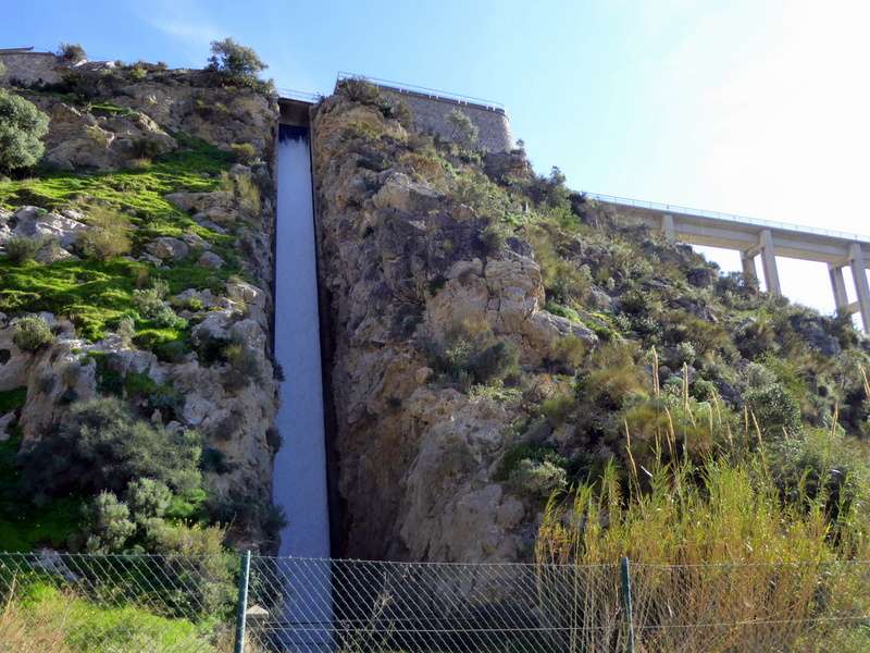 Waterfall form the canal de Motril