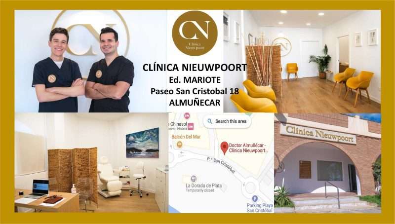 Clínica Nieuwpoort provides you with a family doctor, ENT (ear/nose/throat), aesthetic licensed doctor (Botox/hyaluronic/etc.) and physiotherapist! Read more on Almunecarinfo.com